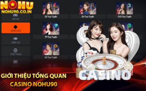 Giới thiệu tổng quan casino Nohu90